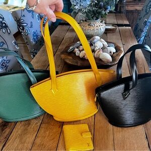 Louis Vuitton Saint Jacques Epi leather 4 pcs bag collection